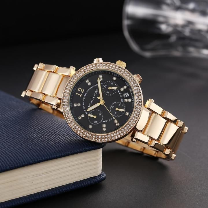 Mic.hael_l Kors Parker Gold-Black