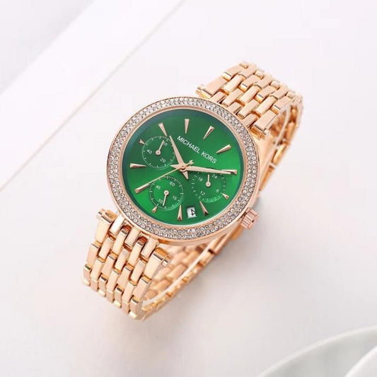 Mi.chael_l Kors Darci Chronograph Copper-Green