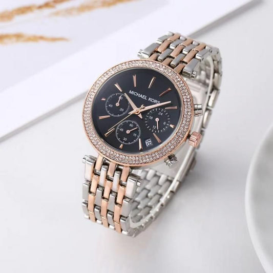 Mic.hael Korr_s Darci Chronograph 2Ton-Copper-Black