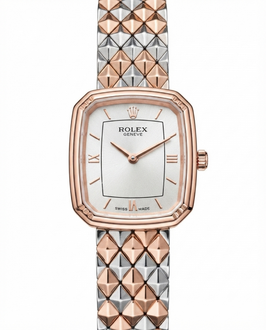 Rolee_x Square Two Tone White Dial