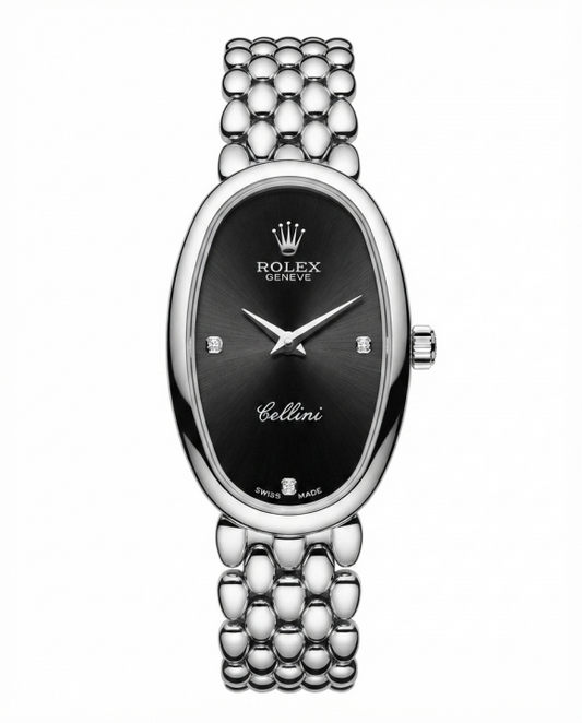 Rolee_x Cellini Silver Black Dial