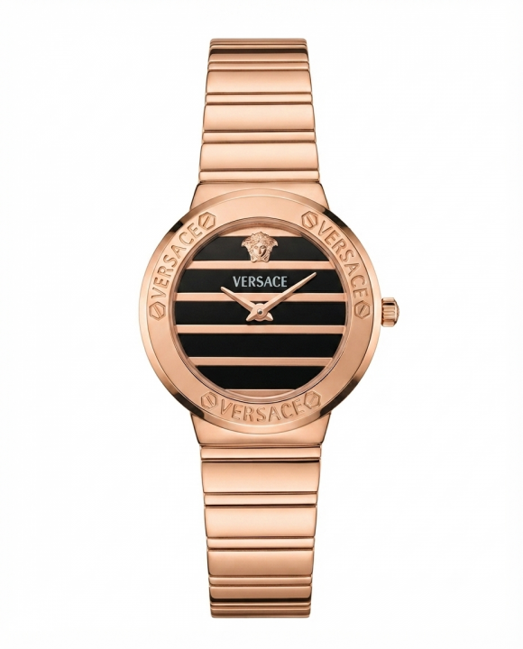 Ver.sace Greca Logo Pearl  Copper