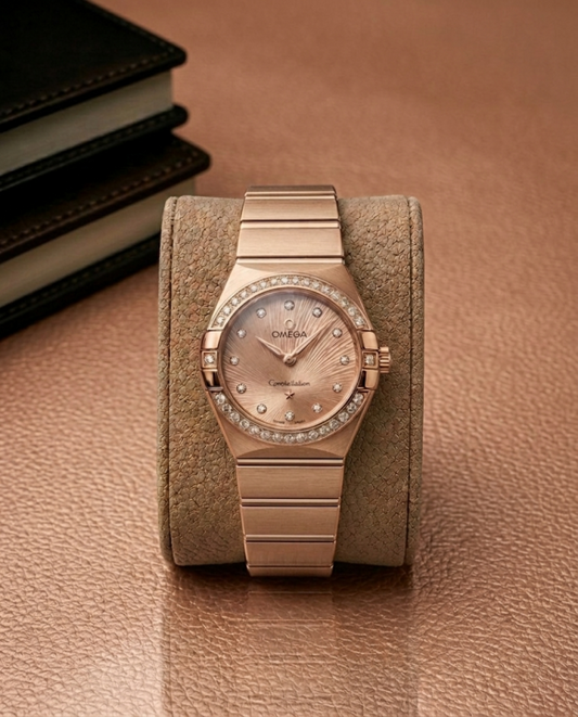 Omeg_ga Constellation Quartz luxury watch