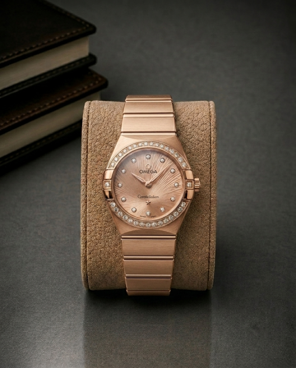 Omeg_ga Constellation Quartz luxury watch