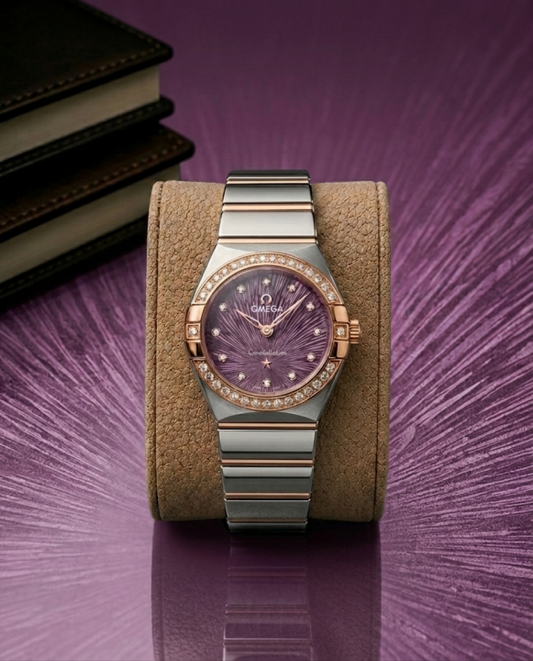 Omeg_ga Constellation Quartz luxury watch