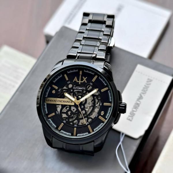 Exchange Armaann_i Ax2418 Hampton Automatic full black and gold