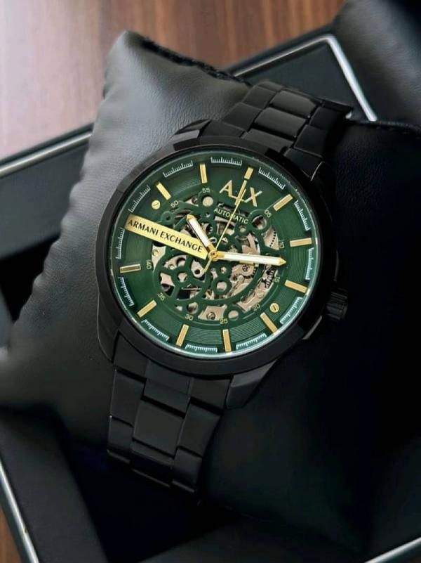 Armaan_i Exchange Ax2418 Hampton Automatic full black and green