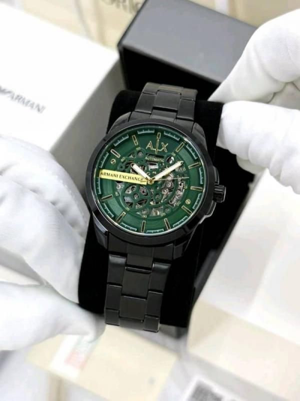 Armaan_i Exchange Ax2418 Hampton Automatic full black and green
