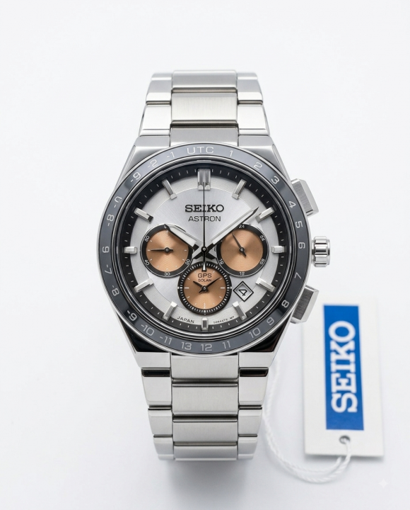 Sei.ko Astron Silver White Dial
