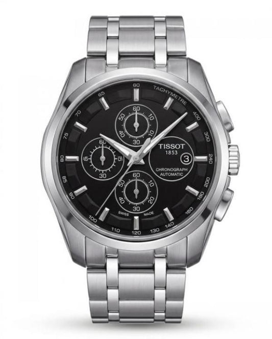 Tissoo_t 1853 Couturier Silver Black dial