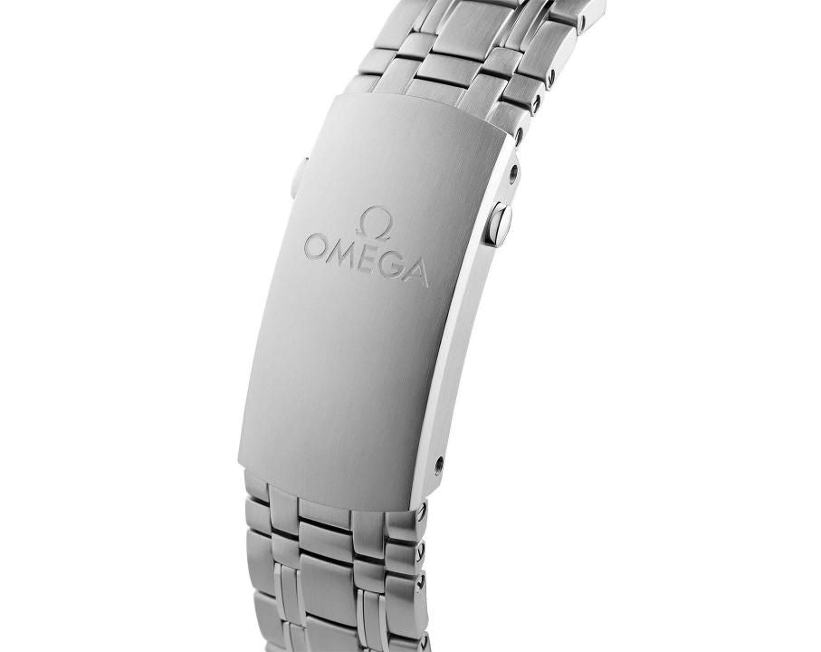 Omegg_a Seamaster Diver 300M Co-Axial Master Chronometer Chronograph silver blue
