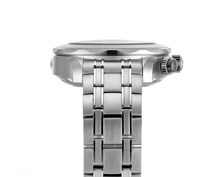 Omegg_a Seamaster Diver 300M Co-Axial Master Chronometer Chronograph silver Black