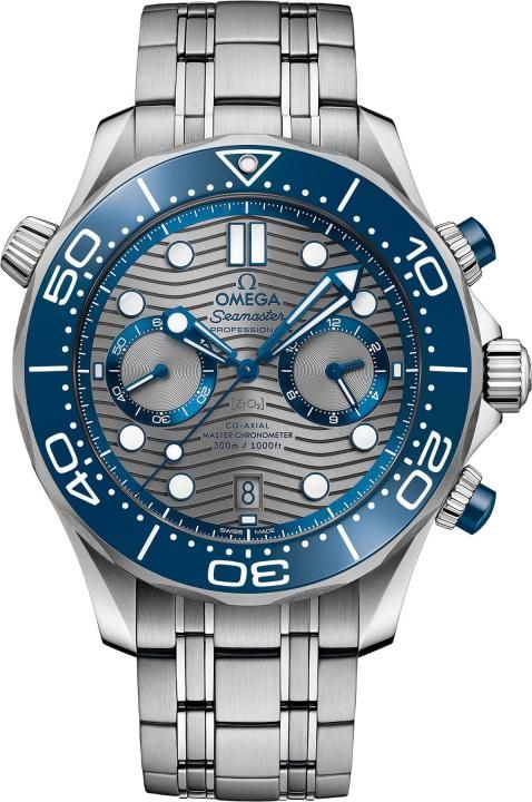 Omegg_a Seamaster Diver 300M Co-Axial Master Chronometer Chronograph