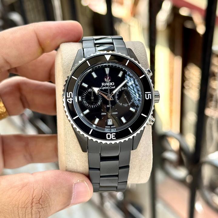 Rad_o Captain Cook HighTech Chronograph Black-Silver
