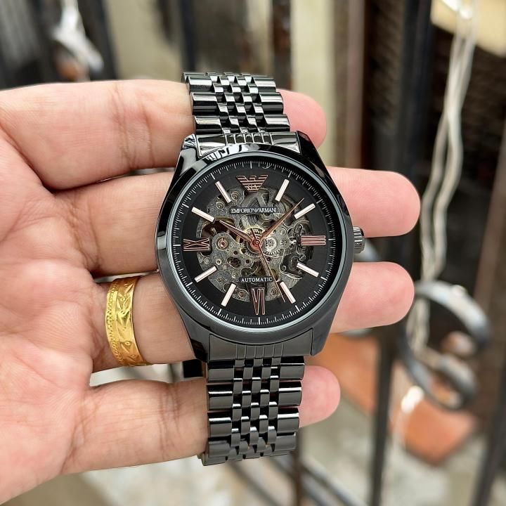 Em.porio Armaa_ni Antonio Automatic black copper
