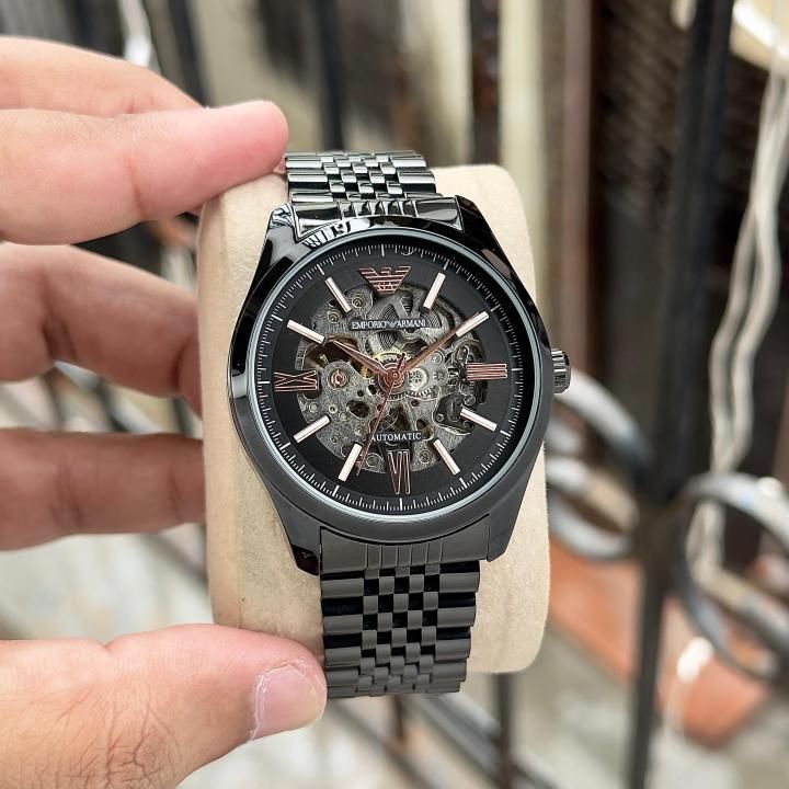 Em.porio Armaa_ni Antonio Automatic black copper