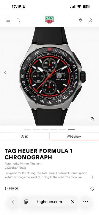 Tag Heuee_r Formula 1 Chronograph black Red