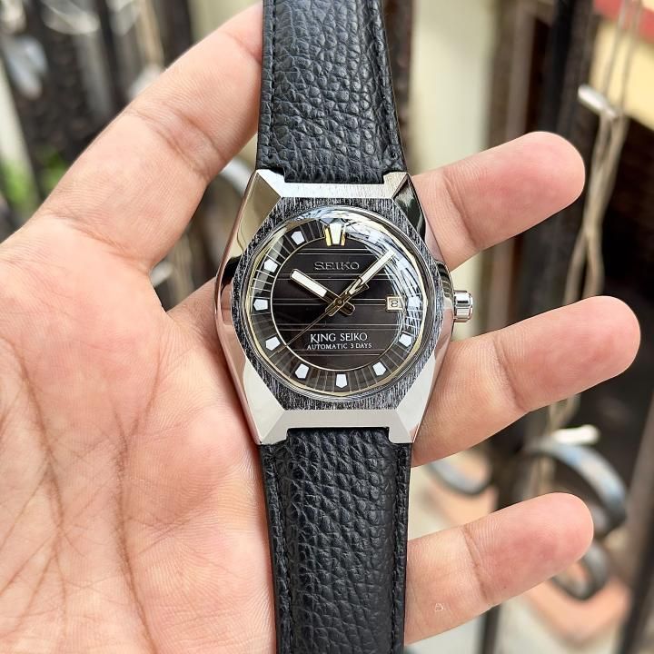 Sei.ko King Vanac Automatic black brown