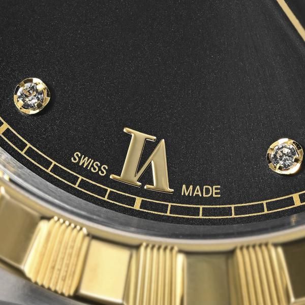 Tu.dor Royal Automatic 2 ton gold black Diamond
