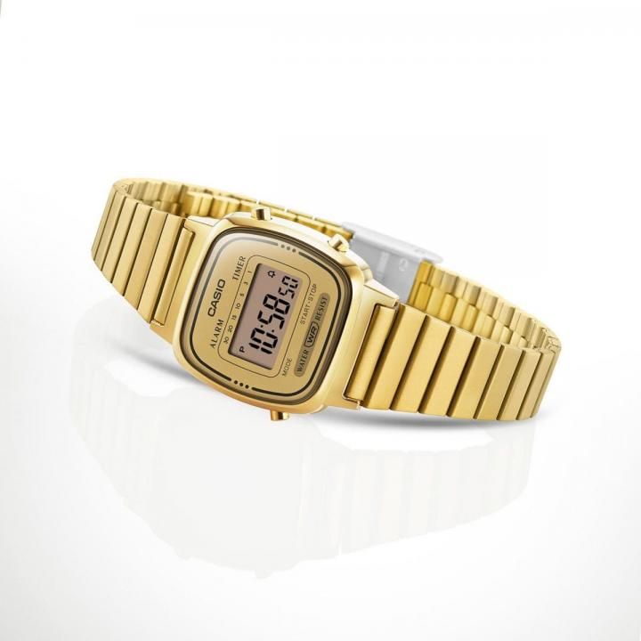 Ca.sio Womens Vintage LA670 GOLD