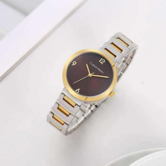 Cal.vin Kleii_n Eccentric 2Ton Gold Brown