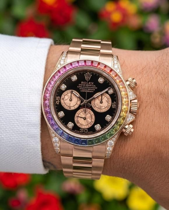 Rolee_x Oyster Perpetual Rainbow Copper