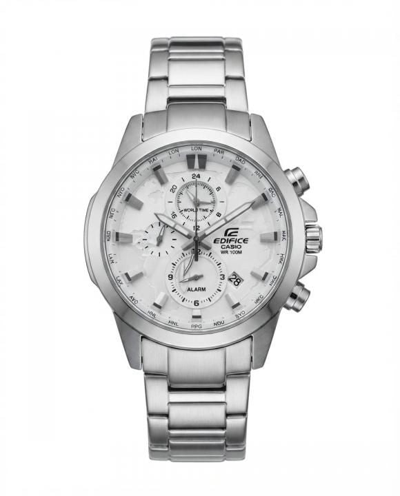 Ca.sio Edifice EFR-303D Silver white Dial