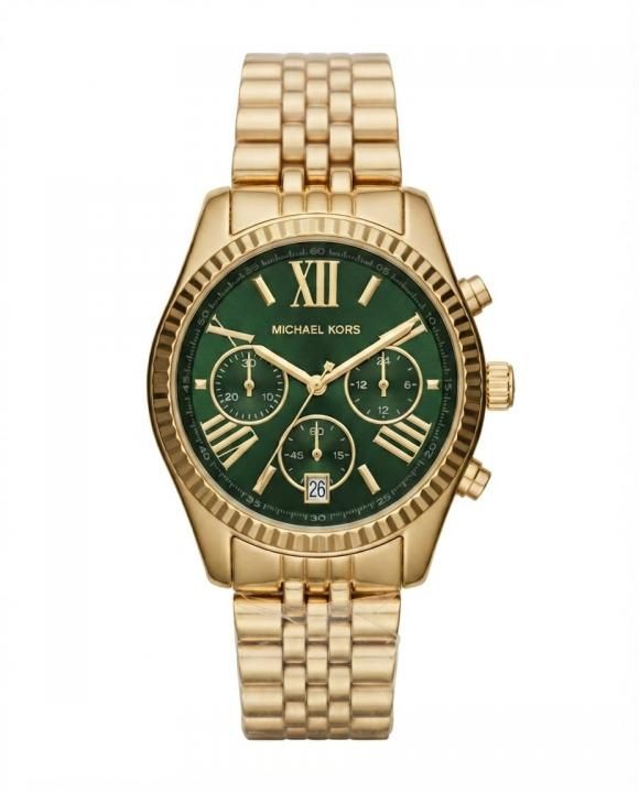 Michea_l kors Lexington Mk8602 Gold Green Dial