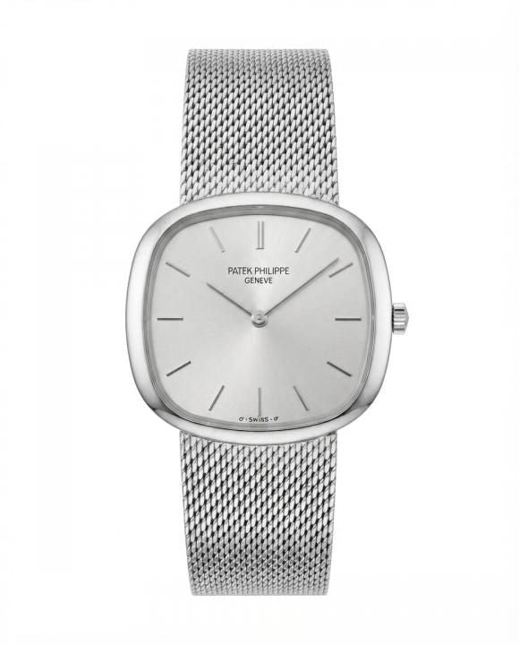 Pa.tek philipe Ellipse Timepiece Silver White  Dial