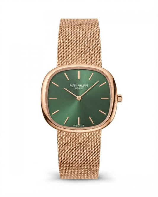 Pa.tek philipe Ellipse Timepiece Copper Green Dial