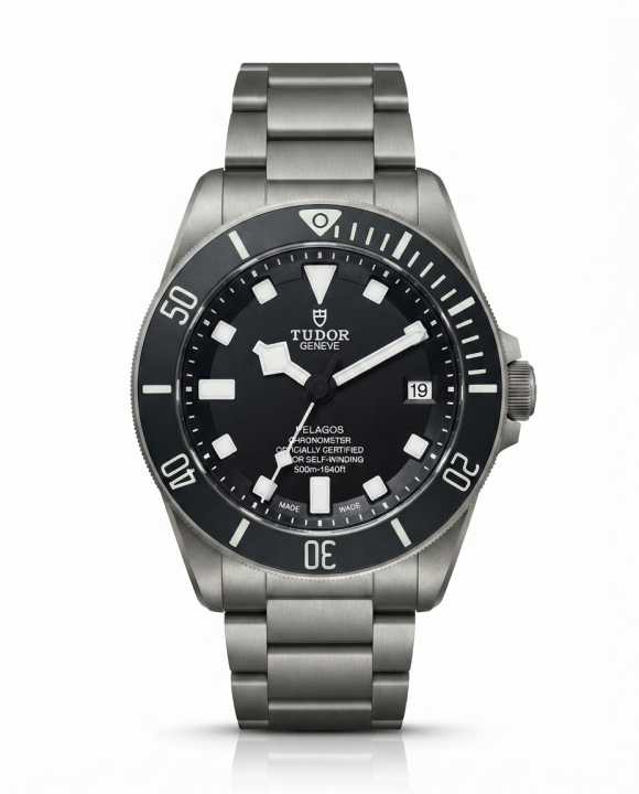 Tu.dor Pelagos Automatic Silver Black Dial