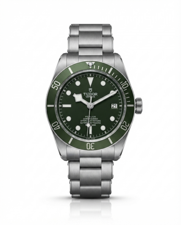 Tu.dor Pelagos Automatic Silver Green Dial