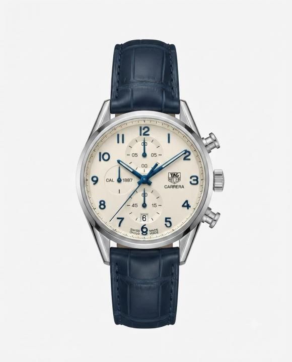 TAG heuee_r Carrera Caliber 1887 Blue white Dial