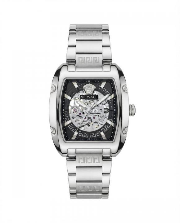 Ver.sace_e Dominus Sktl Men  Automatic Silver black Dial