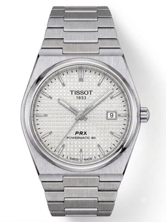 Tissoo_t 1853 PRX Silver  White Dial