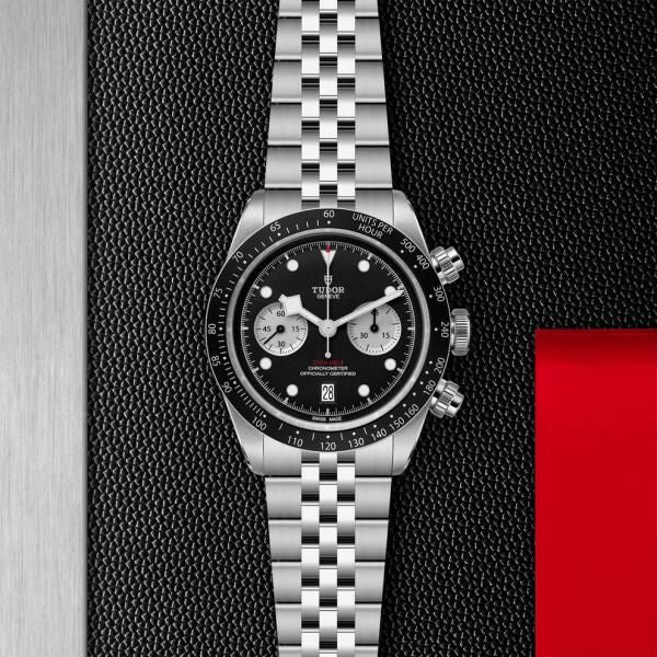 Tu.dor Black Bay Chrono  silver Black
