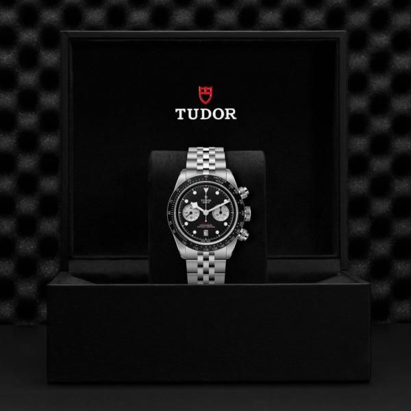 Tu.dor Black Bay Chrono  silver Black