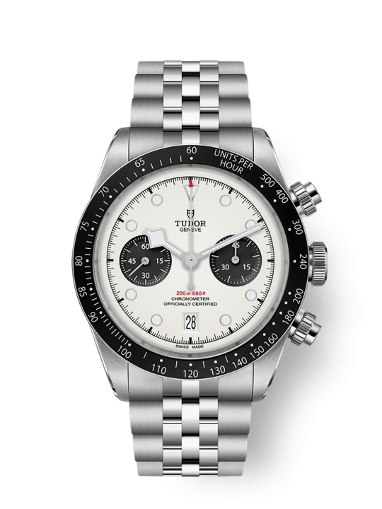 Tu.dor Black Bay Chrono  silver white