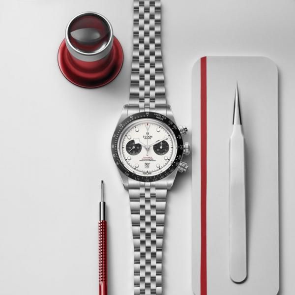 Tu.dor Black Bay Chrono  silver white