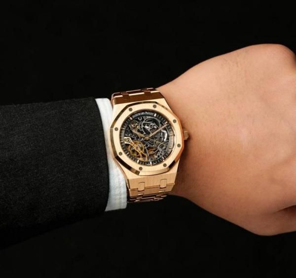 Audemaars piguee_t Royal Oak Skeleton Automatic Copper Black