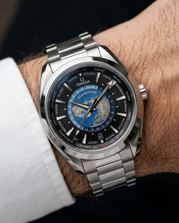 Omegg_a Seamaster Aqua Terra GMT  Worldtimer