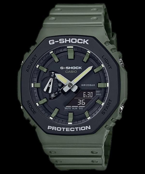Ca.sio G Shock Ga2100 full green