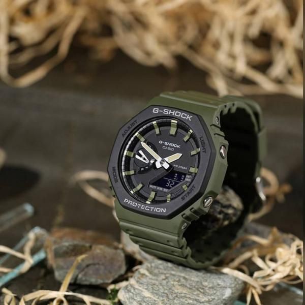 Ca.sio G Shock Ga2100 full green
