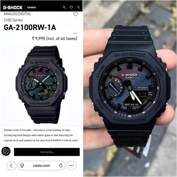 Ca.sio g shock ga2100