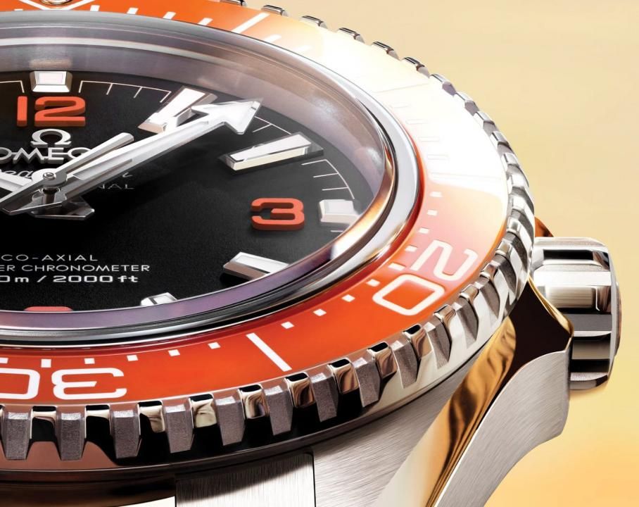 Omegg_a Seamaster Planet Ocean 600M Co-Axial Master Chronometer full Orange