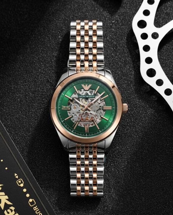 Em.porio Armann_i Antonio Automatic 2Ton-Copper-Green