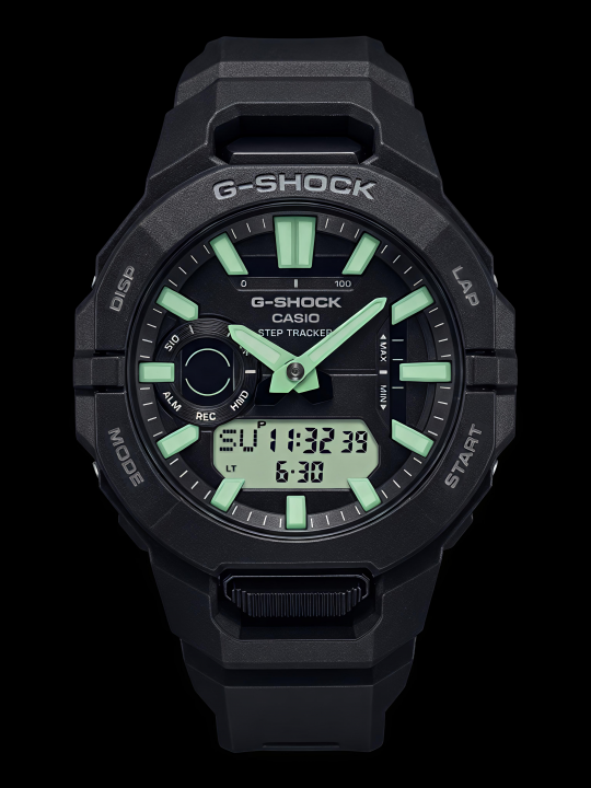 Ca.sio G Shock GBA-950-2A Full Black LimeGreen-Needles