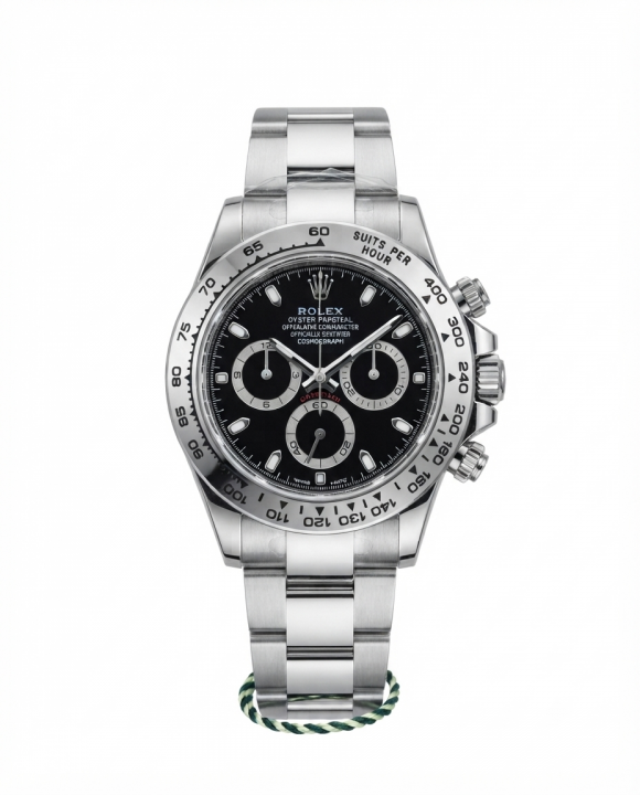 Rolee_x Daytona chronograph Silver Black Dial