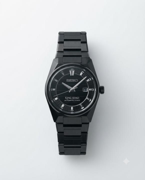 King Sei.ko Vanac Quartz Full Black