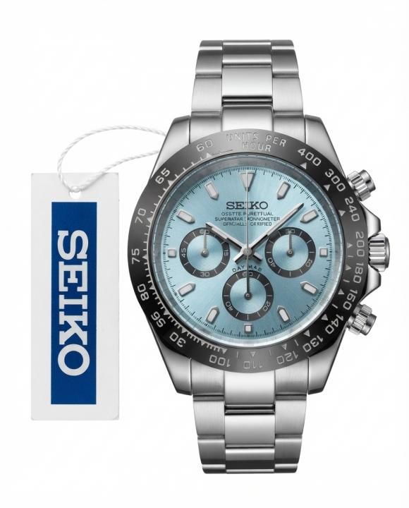 Sei.ko Daytona Chronograph Platinum